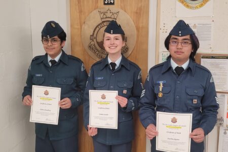 Trail Air Cadets compete in local Effective Speaking Competition