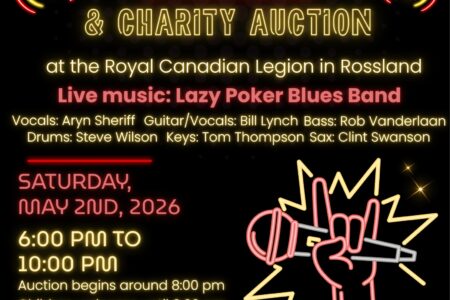Hospice hosts dance and auction at Rossland Legion