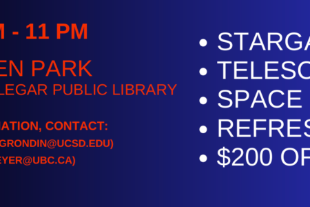 Free Community Astronomy Event: Saturday, May 9
