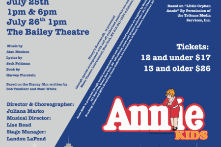 Youth musical theatre camp performers present Disney’s “Newsies Jr.” and “Annie Kids”