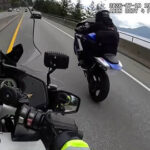 OOPS! Motorcycle gets impounded after rider speeds, wheelies, on video, in front of BC Highway Patrol
